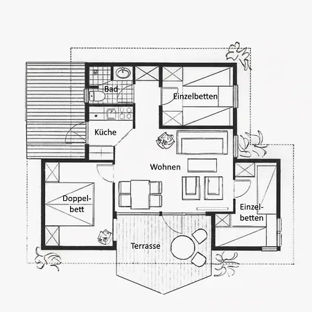 Am Waldrand - Typ C Fuer 6 Personen - Qualle Holiday home