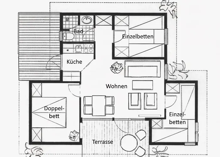 Am Waldrand - Typ C Fuer 6 Personen - Qualle Nyaraló